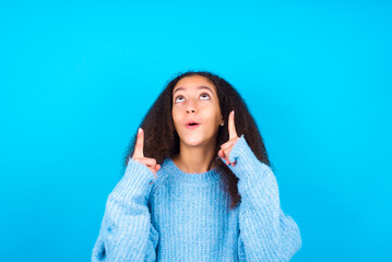 sweater, afro, curls, curly, teen, teenager, beauty, girl, winter, Indian, studio, hispanic