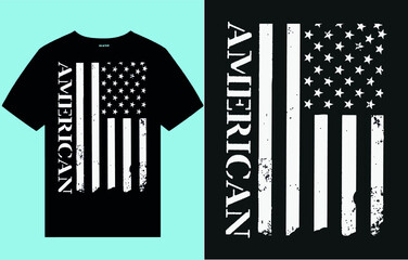 American t-shirt design,