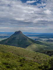 Spandaukop mountain at the Camdeboo National Park in Graaff-Reinet Eastern Cape South Africa