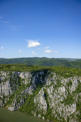 Fototapeta premium Danube in Serbien