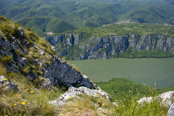 View from the top, Veliki Strbac, Miroc Mountain, Serbia  