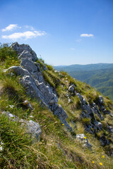 View from the top, Veliki Strbac, Miroc Mountain, Serbia  