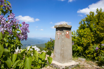 View from the top, Veliki Strbac, Miroc Mountain, Serbia  