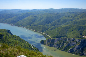 View from the top, Veliki Strbac, Miroc Mountain, Serbia  