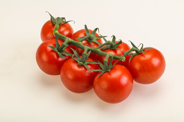 Fresh ripe cherry tomato branch