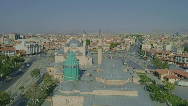 Mevlana Rumi mausoleum, Konya, Anatolia, Turkey