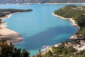 Naklejka premium view from the sea