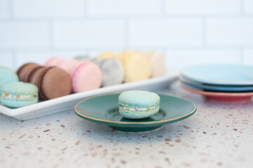macaron on a plate