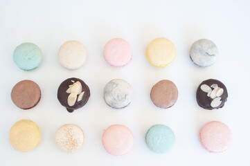 macarons grid