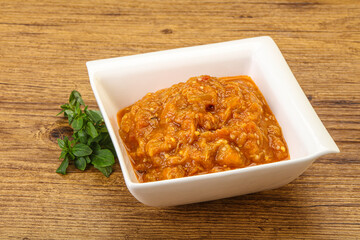 Caucasian cuisine - Mangal salad with vegetables