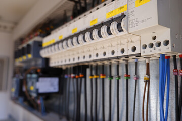 Автоматические выключатели в щите управления