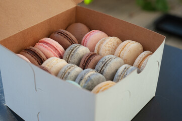 box of macarons