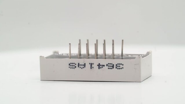 Digital screen display electronic component. Small single board computer device.