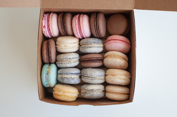 macarons in a box