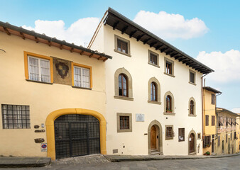 Fototapeta na wymiar Gaileo Galilei house in Florence, Italy.