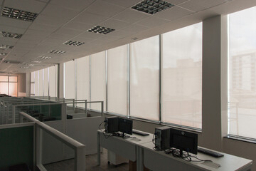 Decorative blinds, for decoration, sun protection and window care. used by architects and decorators.