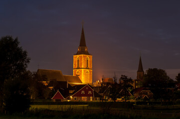 Winterswijk seen from the Scholtenbrug at night