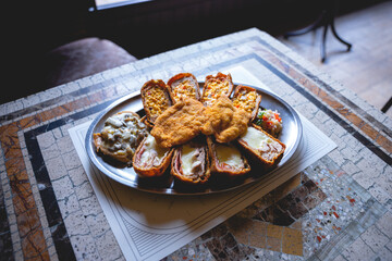 Mixed meats.