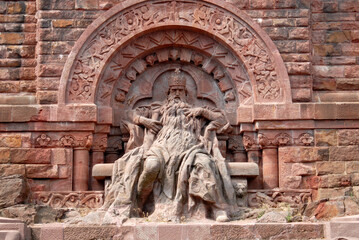 the Kyffhäuser Monument in Thuringia in Germany