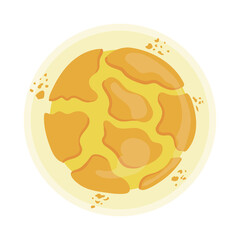 yellow planet design