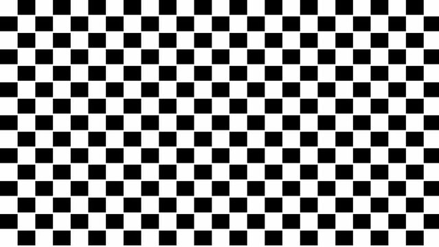 Moving black-white squares (4K 3840x2160 30fps).