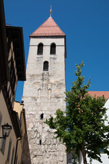 Fototapeta premium Turmhaus in der Kappelengasse in Regensburg