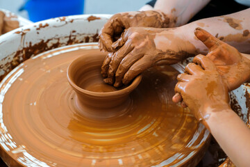 hands of a potter