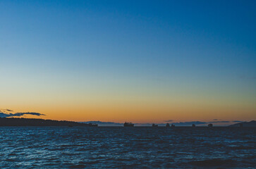 Landscape  of Vancouver Sky and Sunset from Stanley Park
