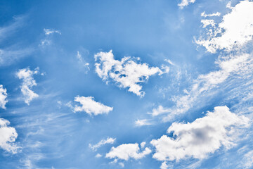 Obraz na płótnie Canvas Beautiful blue sky image