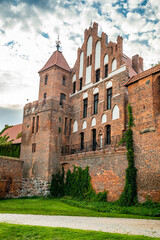 Obraz premium Torun, Poland - August 11, 2021. Teutonic Castle ruins