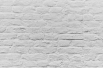  Painted white brick wall surface background