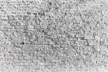  Painted white brick wall surface background