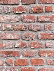 Fototapeta premium Decay brick wall surface background