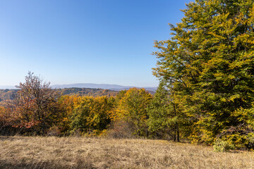 Autumn Landscape of Erul mountain near Golemi peak, Bulgaria