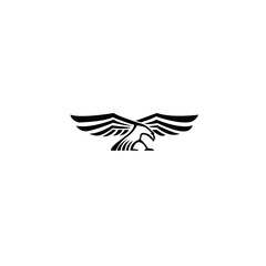 Fototapeta premium elegant eagle logo design