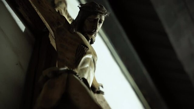 Close up of our lord Jesus Christ figure 