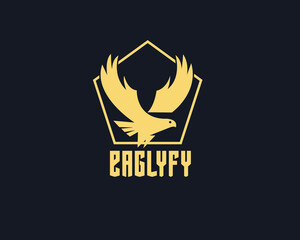 eaglify  an eagle Logo template ,fully vector and customized logo design