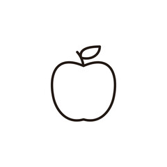 Apple icon. Apple sign and symbols for web design.