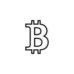 Bitcoin icon. bitcoin sign and symbol. payment symbol. cryptocurrency logo