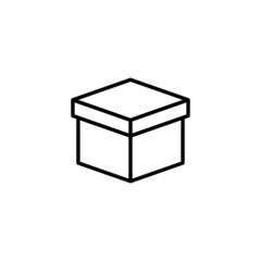 Box icon. box sign and symbol, parcel, package