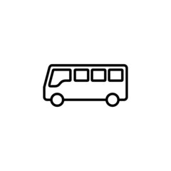 Bus icon. bus sign and symbol. transport symbol