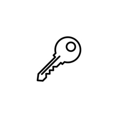 Key icon. Key sign and symbol.