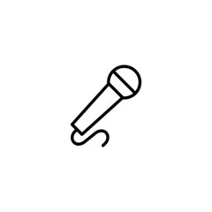 Microphone icon. karaoke sign and symbol