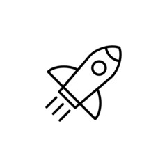 Rocket icon. Startup sign and symbol. rocket launcher icon