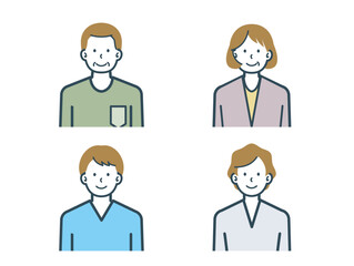 大人の人物セット02A
