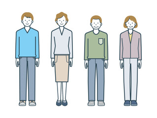 大人の人物セット02B