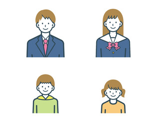 こどもの人物セット03A