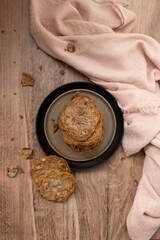 Looking down on cookies