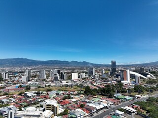 Aerial View of Downtown San Jose, Costa Rica
