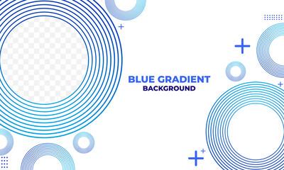 Obraz premium abstract blue gradient background